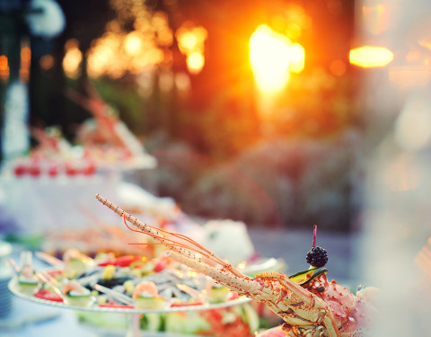 Dining By The Pool